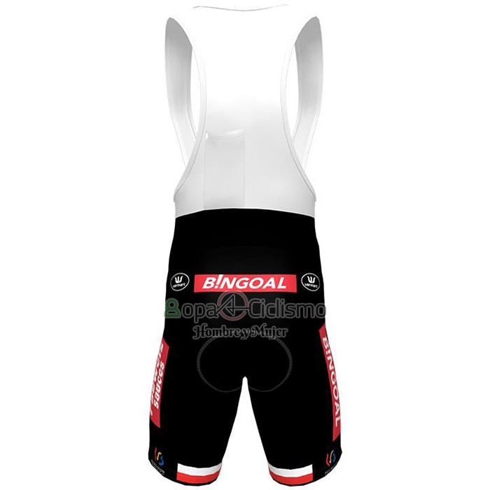 Allonie Bruxelles Ropa Ciclismo Culotte Corto 2021 Hombre Mangas Cortas Blanco